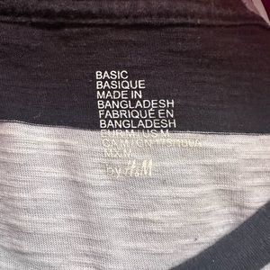 H&M size medium men’s/unisex striped shirt